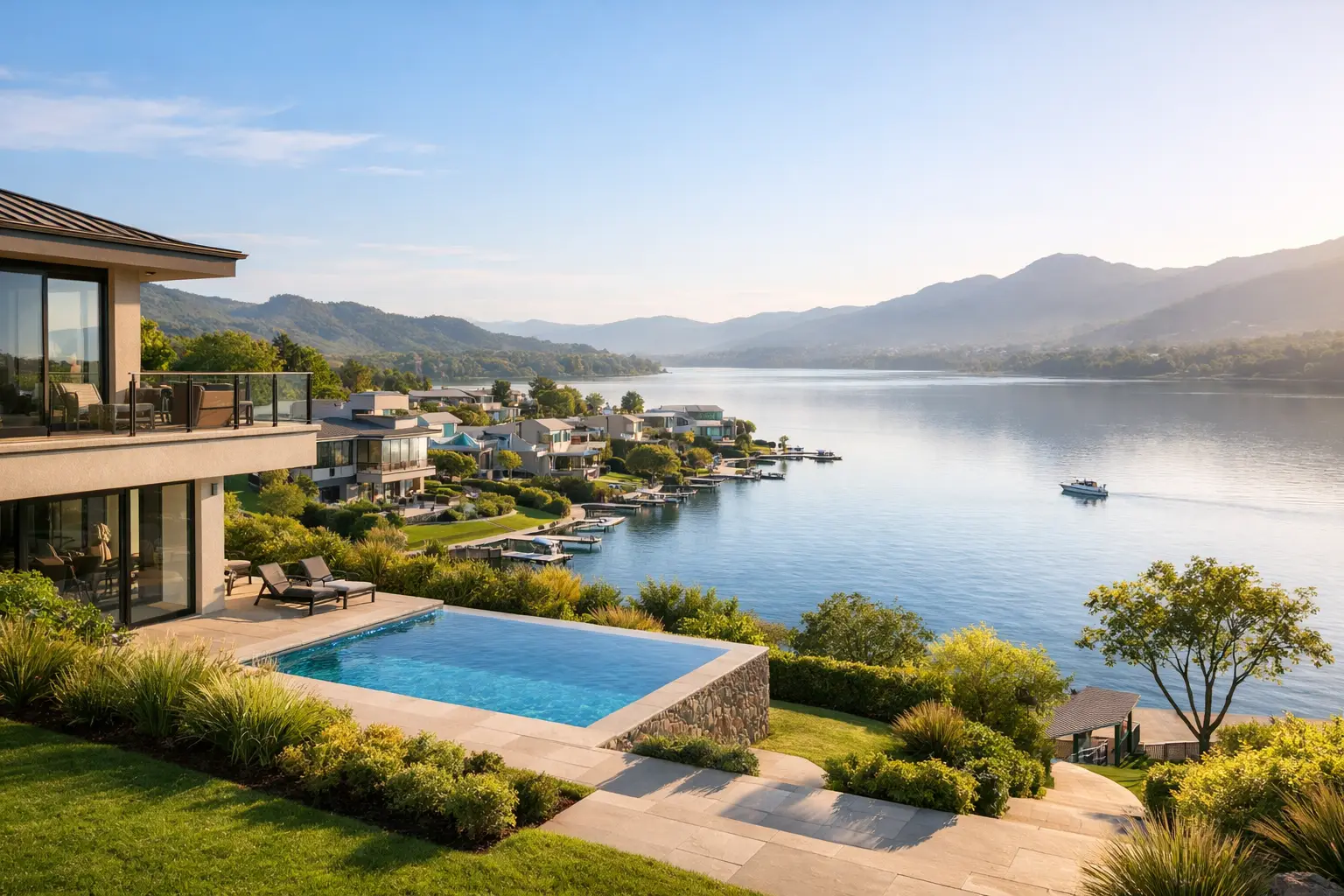 Fraccionamiento con vista al lago para vivir mejor