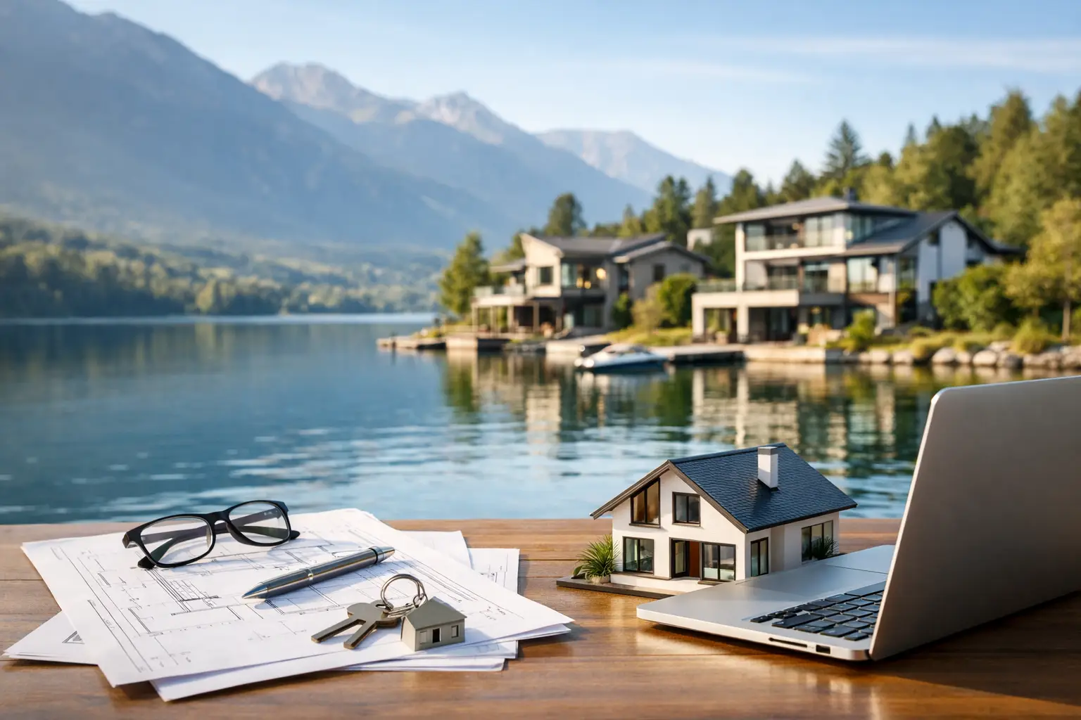 Inversión inmobiliaria patrimonial junto al lago