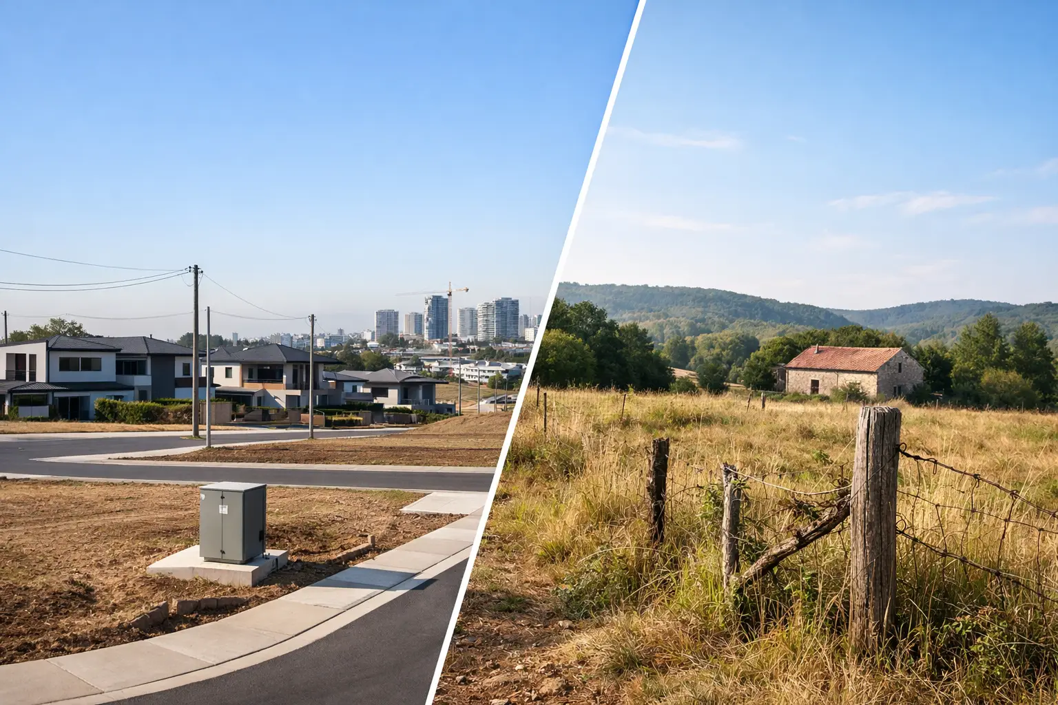 Lote urbanizado vs lote rústico: qué conviene